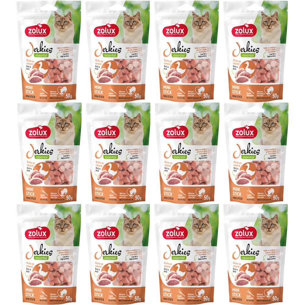 Przysmak dla Kota Jerkies z Kaczką 12x50g ZOLUX